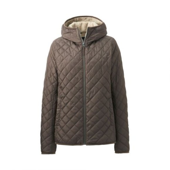 UNIQLO Women Pile Lined Fleece Parka, Hood… - Picture 1 of 5
